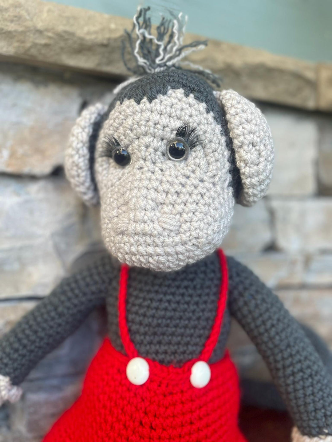 Monkey!! Handmade Amigurumi Crochet Toy – Customize a special name, Adorable & Unique Gifts