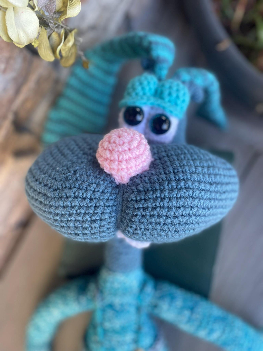 Rabbit!!! Handmade Amigurumi Crochet Toy – Customize a special name Adorable & Unique Gifts