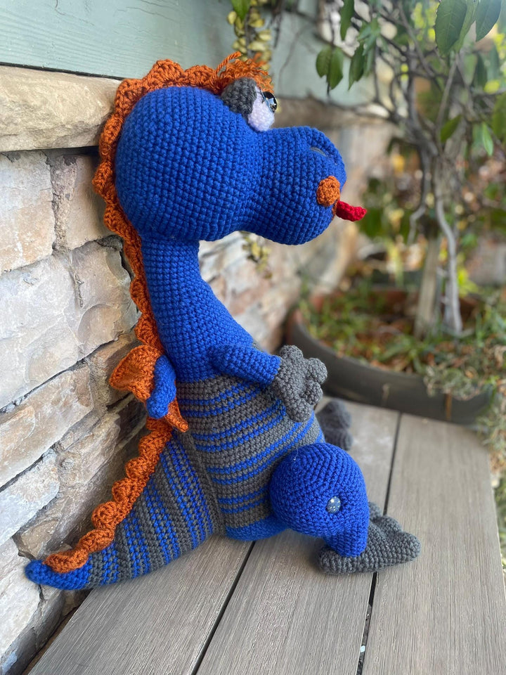 Dragon !!! Handmade Amigurumi Crochet Toy – Customize a special name Adorable & Unique Gifts