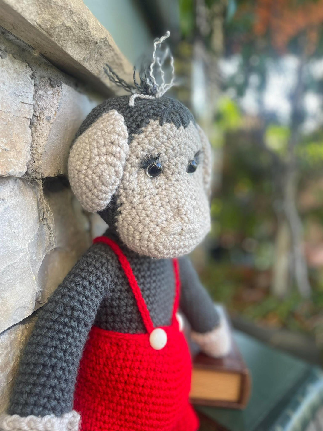 Monkey!! Handmade Amigurumi Crochet Toy – Customize a special name, Adorable & Unique Gifts