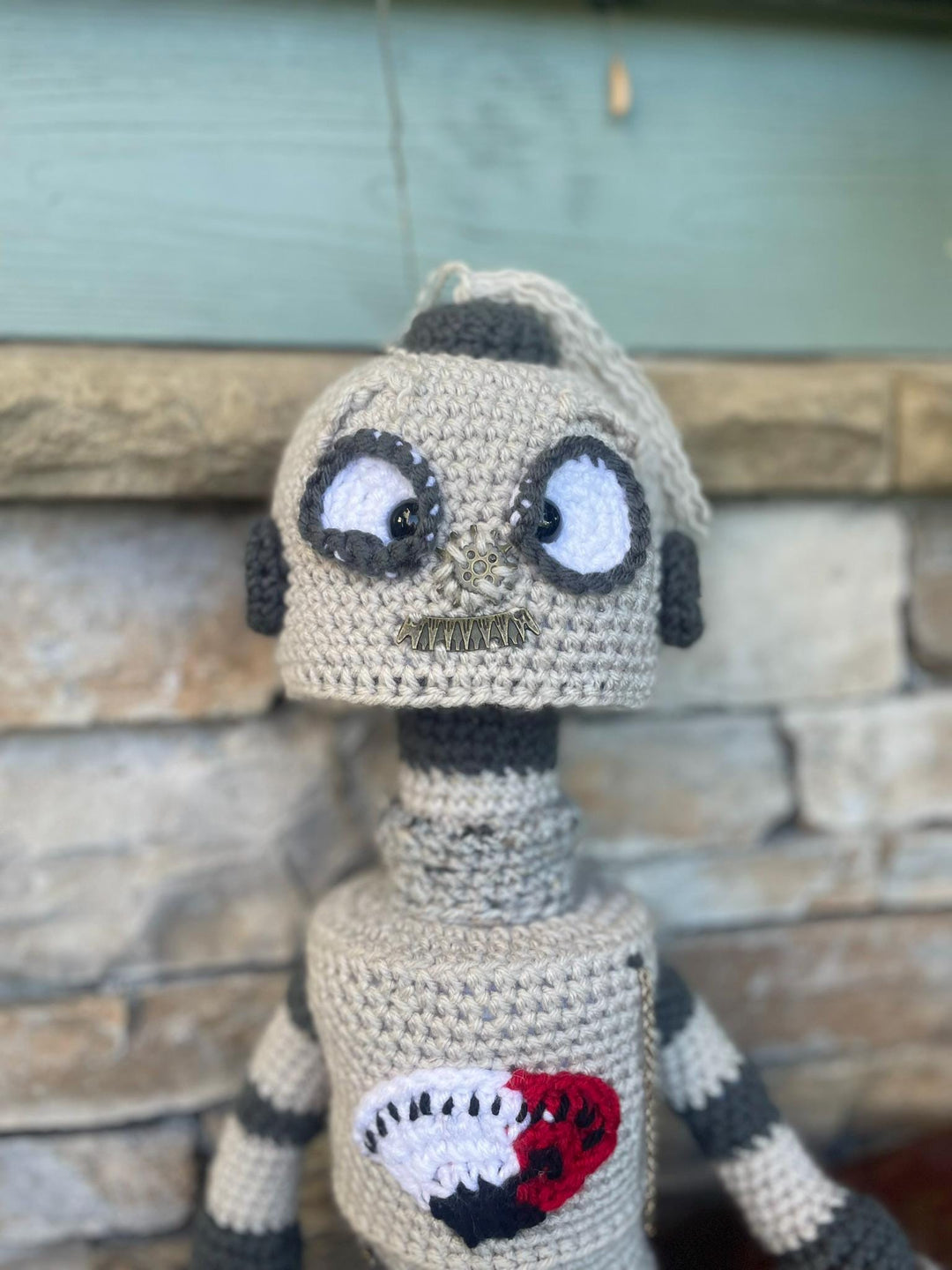 Robot!! Handmade Amigurumi Crochet Toy – Customize a special name, Adorable & Unique Gifts