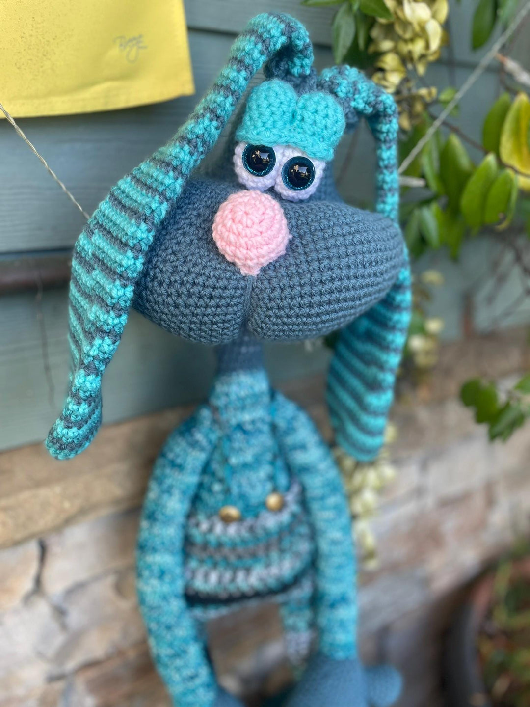 Rabbit!!! Handmade Amigurumi Crochet Toy – Customize a special name Adorable & Unique Gifts