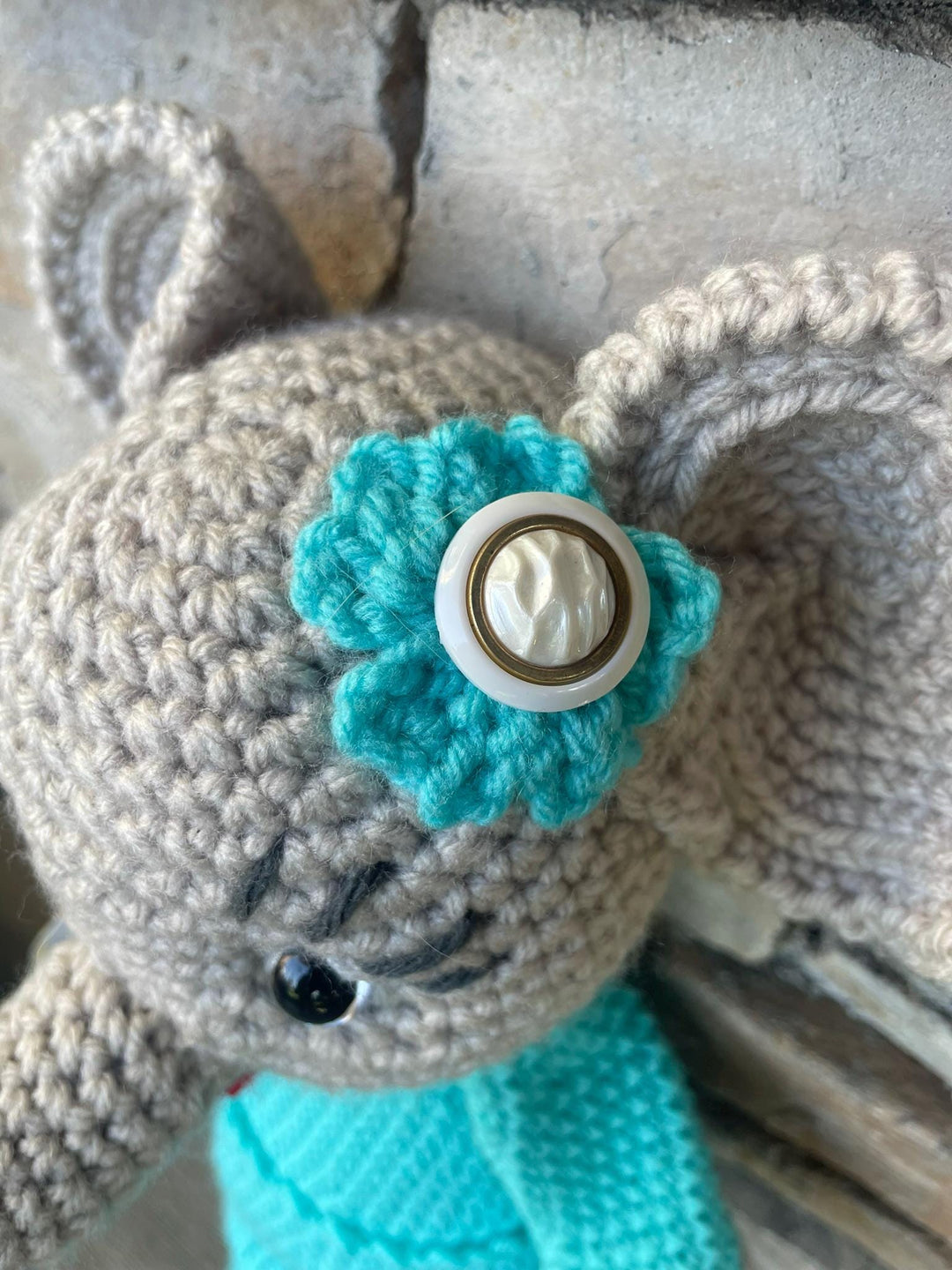 Elephant !!! Handmade Amigurumi Crochet Toy – Customize a special name Adorable & Unique Gifts